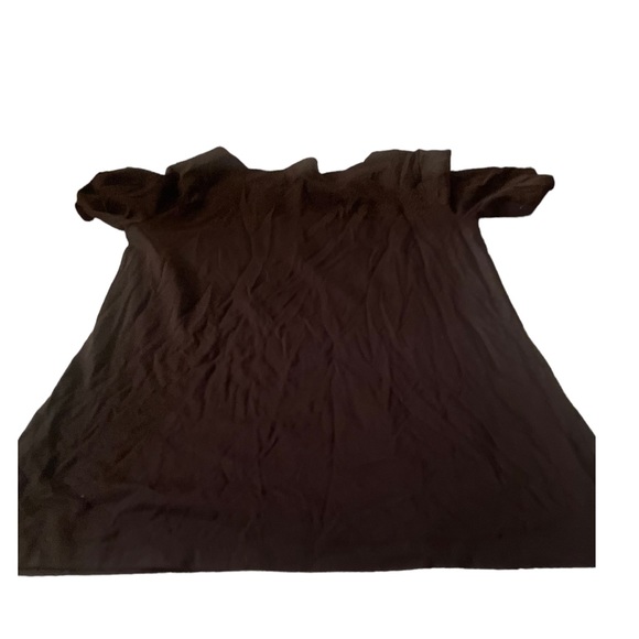 Talbots black top small 100% Pima cotton short sleeve casual essential - Picture 3 of 5